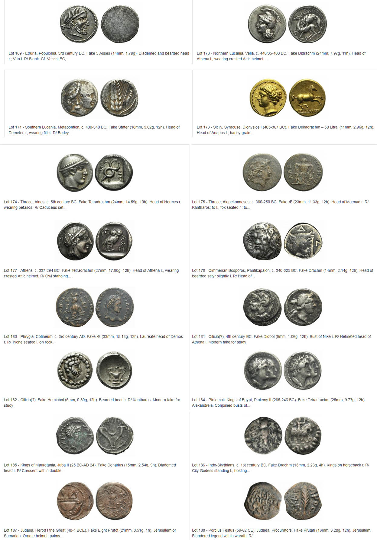 Posted-For-History-So-We-Remember-These:-Roma-Numismatics-Lot-Of-Copies